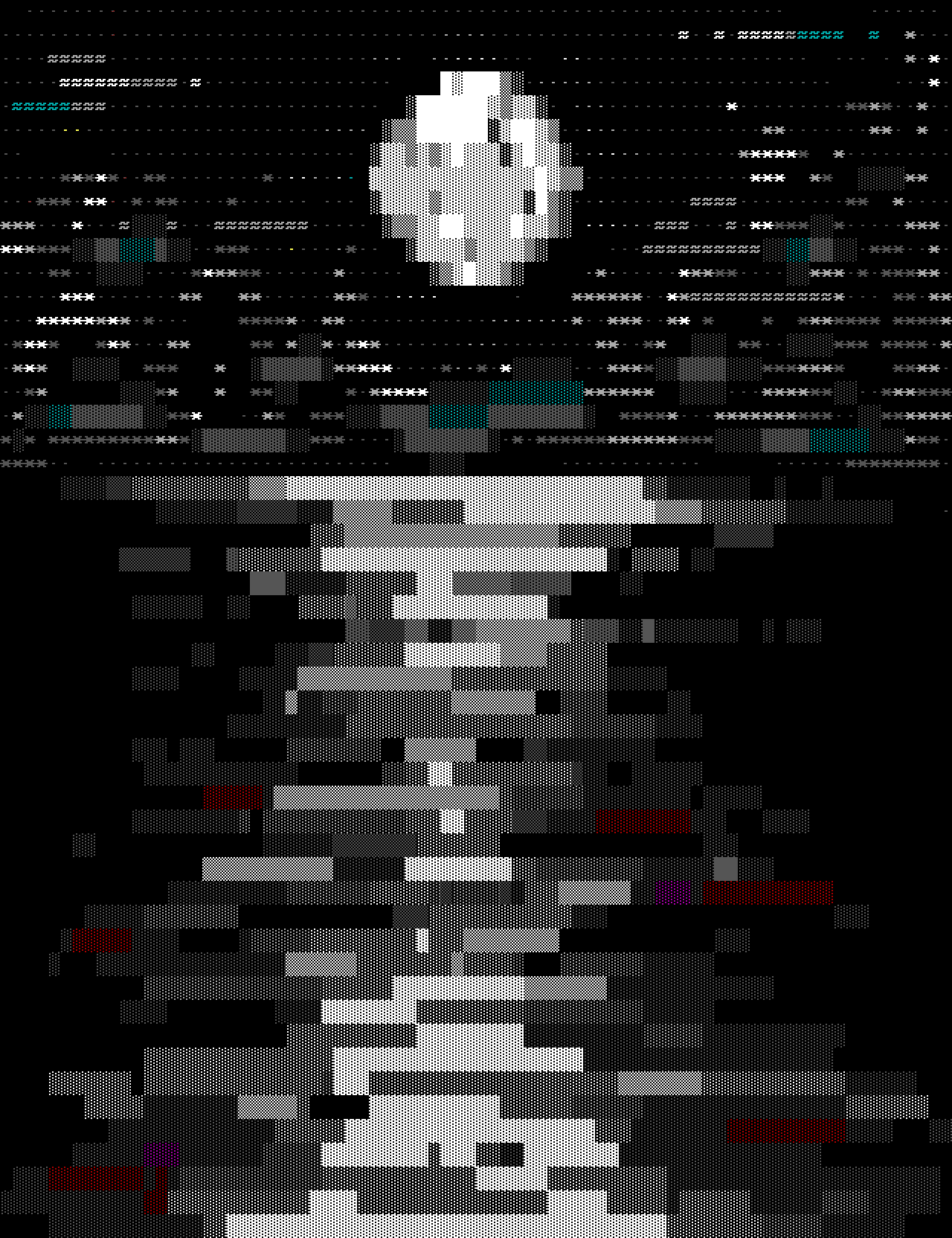 Moonlit ANSI artwork showing a bright full moon reflecting across dark water, the light breaking apart as it reaches the shore. The fragmented reflection and dim sky evoke the feeling of a day collapsing without warning, capturing the sudden emotional drop associated with depression.